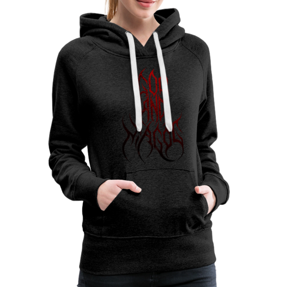 GAM Holy Holy Holy Massacre Women’s Premium Hoodie - charcoal gray