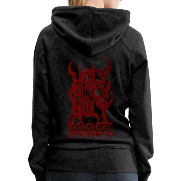 GAM Holy Holy Holy Massacre Women’s Premium Hoodie - charcoal gray