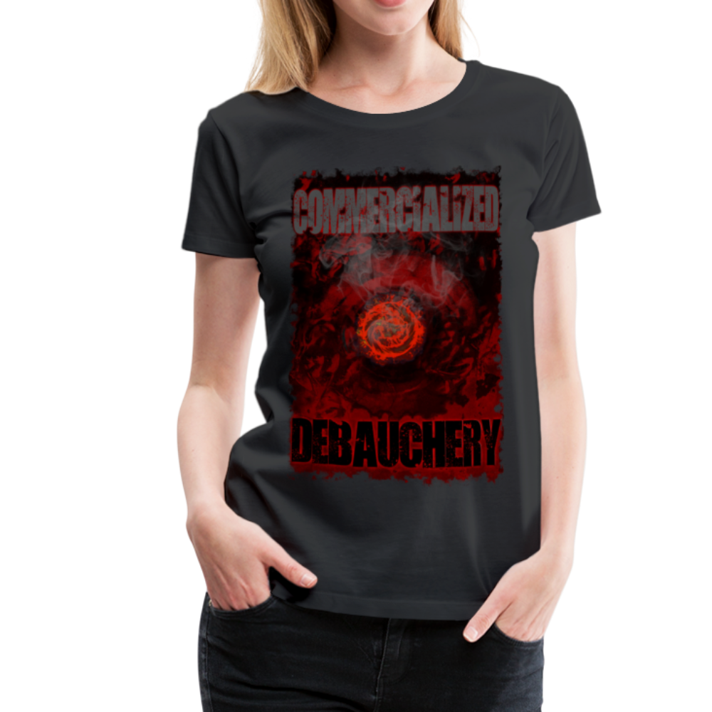 GAM Commercialized Debauchery Women’s Premium T-Shirt - black