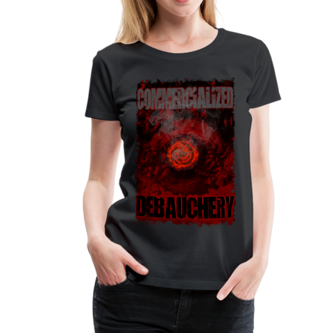 GAM Commercialized Debauchery Women’s Premium T-Shirt - black