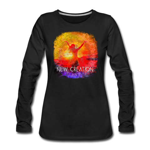 New Creation Women's Premium Long Sleeve T-Shirt - black