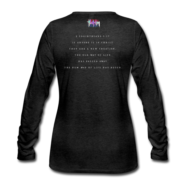 New Creation Women's Premium Long Sleeve T-Shirt - charcoal gray