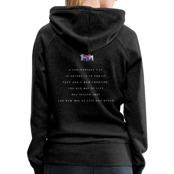 New Creation Women’s Premium Hoodie - charcoal gray