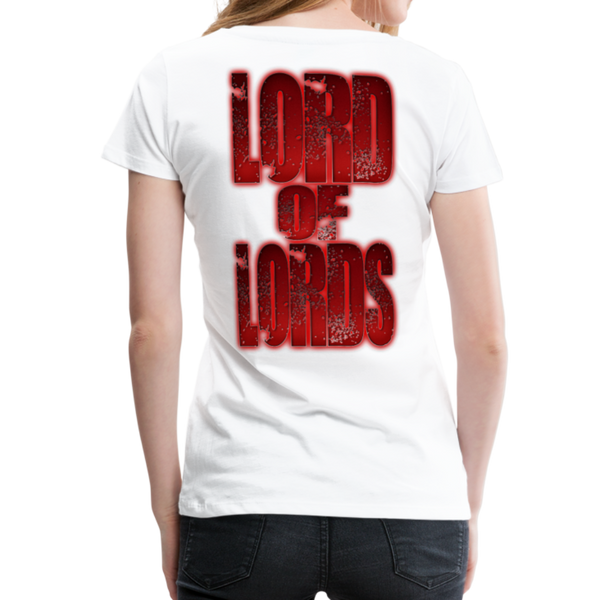 King Of Kings Women’s Premium T-Shirt - white