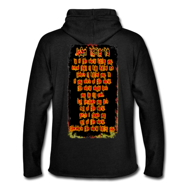 TWHM Martyrs Tribute Burned At The Stake Unisex Lightweight Terry Hoodie - charcoal gray