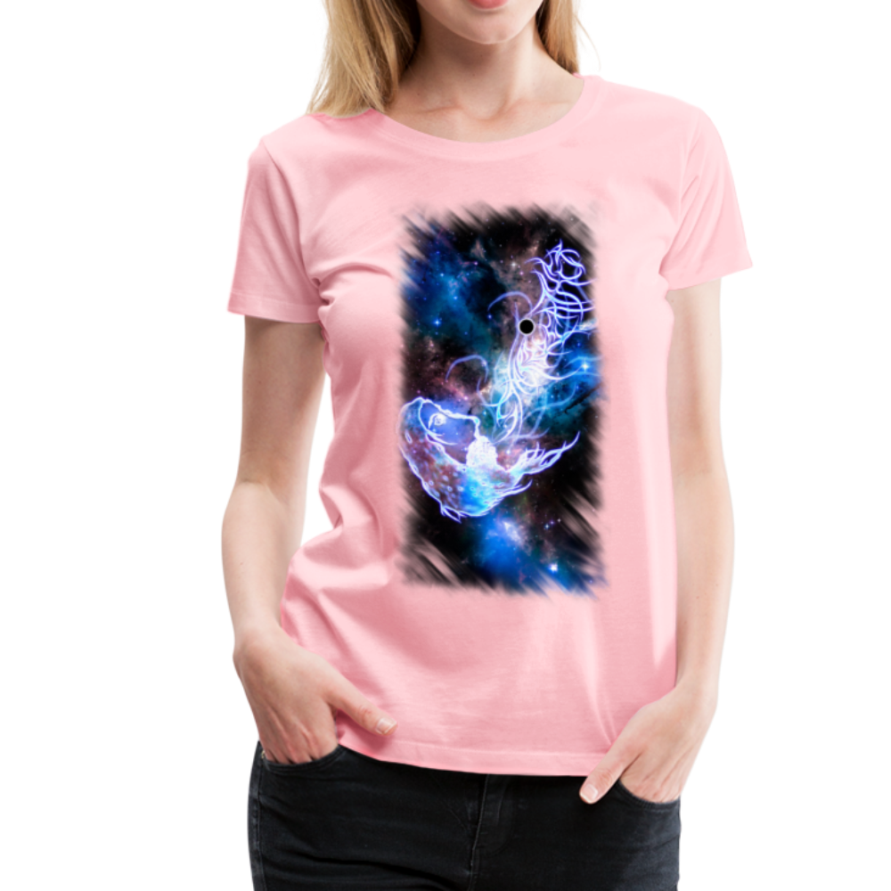 TWHM Starbreather Blue (Royal Blue Sleeve Print) Women’s Premium T-Shirt - pink