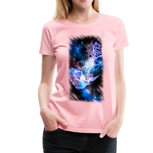 TWHM Starbreather Blue (Royal Blue Sleeve Print) Women’s Premium T-Shirt - pink