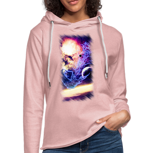 TWHM Starbreather Purple Lightweight Terry Hoodie - cream heather pink