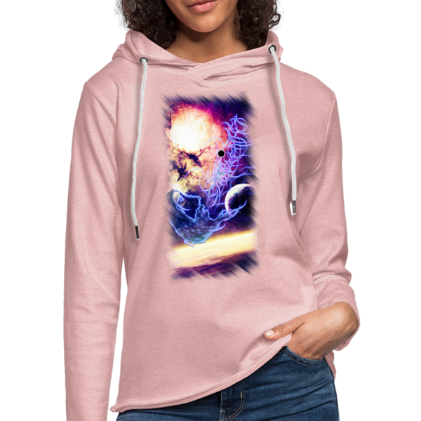 TWHM Starbreather Purple Lightweight Terry Hoodie - cream heather pink