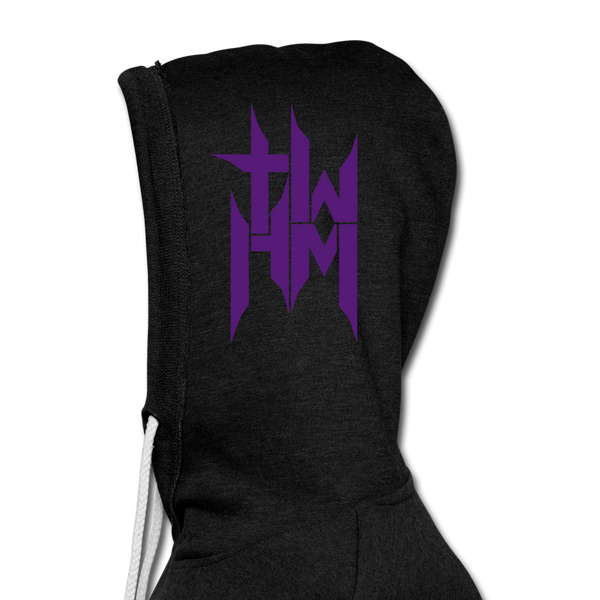 TWHM Starbreather Purple Unisex Lightweight Terry Hoodie - charcoal gray