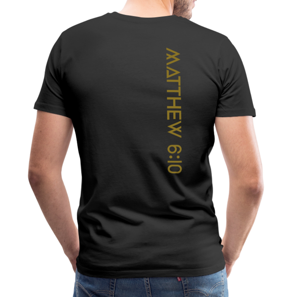 On Earth as it is in Heaven Men's Premium T-Shirt - black