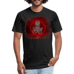 GAM Blood Moon Dark Fitted Cotton/Poly T-Shirt by Next Level - black