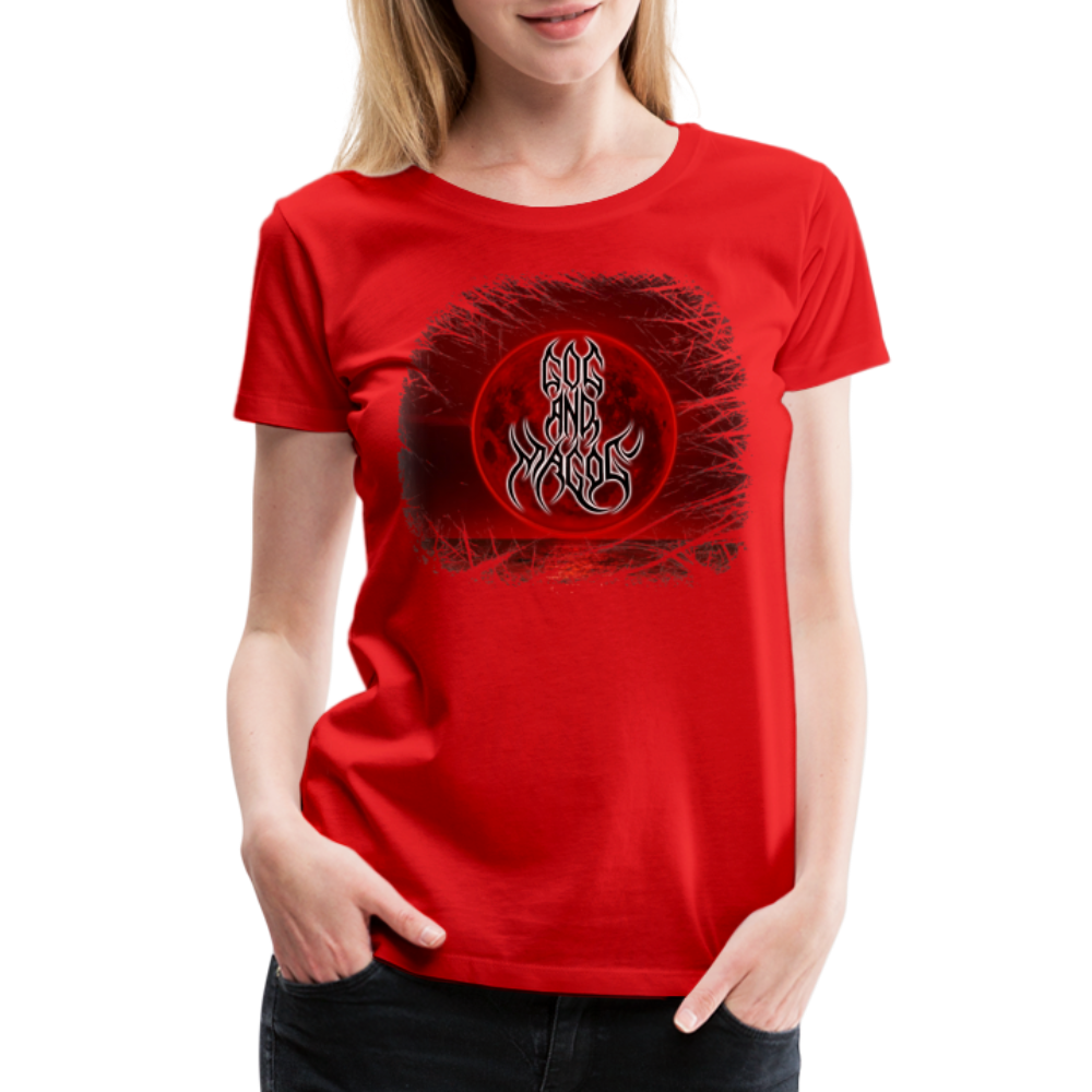 GAM Blood Moon Red Women’s Premium T-Shirt - red