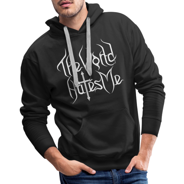 TWHM Revamp White Letter Men’s Premium Hoodie - black