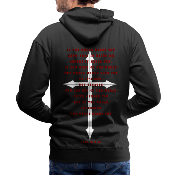 TWHM Revamp White Letter Men’s Premium Hoodie - black