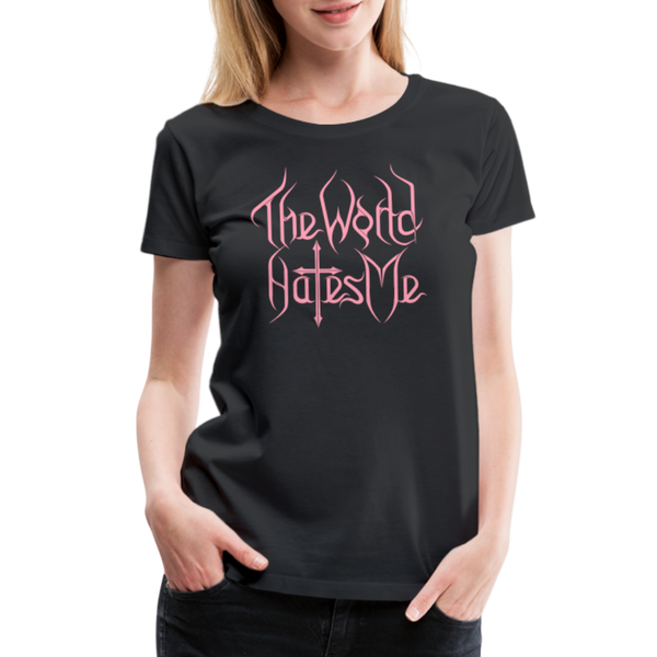 TWHM Revamp Pink Letter Women’s Premium T-Shirt - black