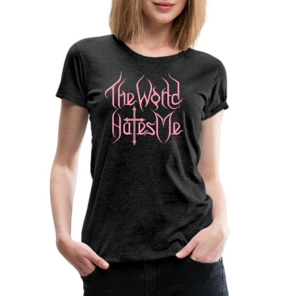 TWHM Revamp Pink Letter Women’s Premium T-Shirt - charcoal grey