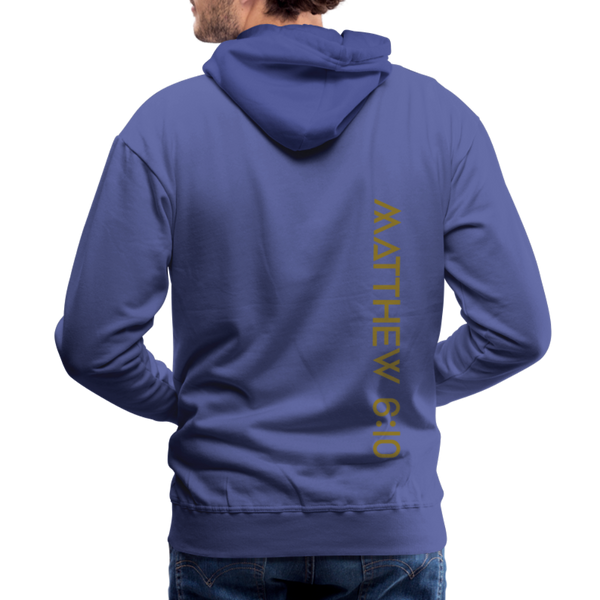 On Earth As It Is In Heaven Men’s Premium Hoodie - royal blue