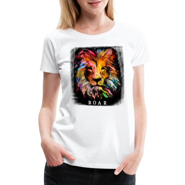 ROAR Women’s Premium T-Shirt - white