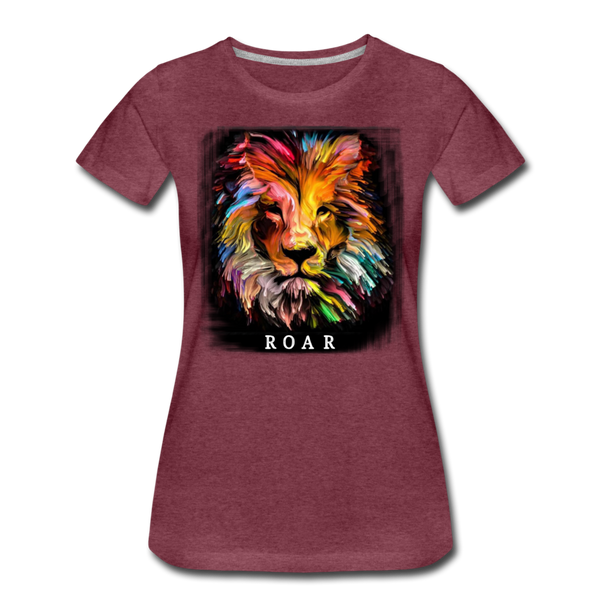 ROAR Women’s Premium T-Shirt - heather burgundy