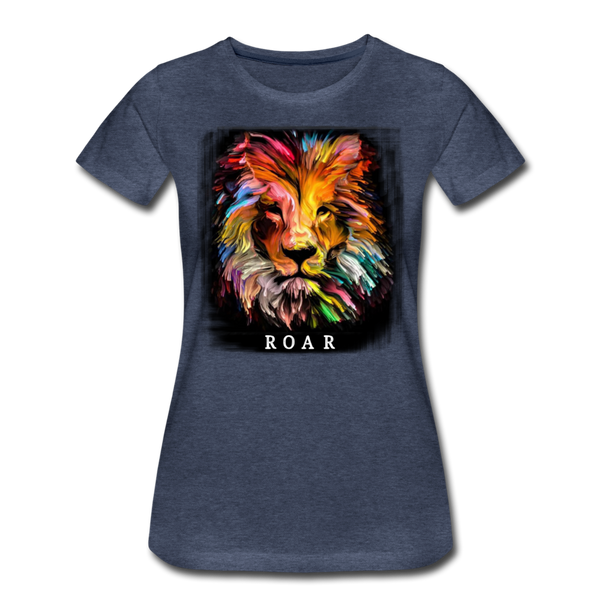 ROAR Women’s Premium T-Shirt - heather blue