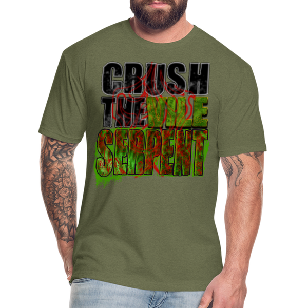 Gog And Magog Crush The Vile Serpent Men's Next Level - heather military green
