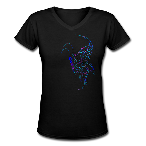 Metanoia Women's V-Neck - black