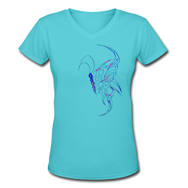 Metanoia Women's V-Neck - aqua